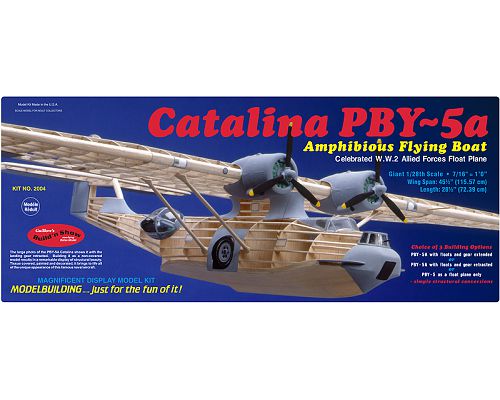 Guillow's PBY-5a Catalina Balsa Plane Model Kit