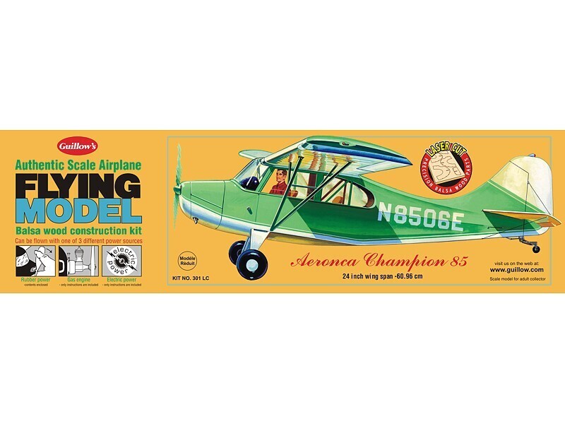 Guillow's Aeronca - Laser Cut Balsa Plane Model Kit