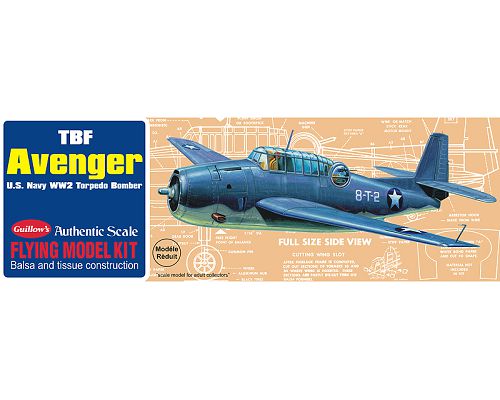 Guillow's Avenger Balsa Plane Model Kit