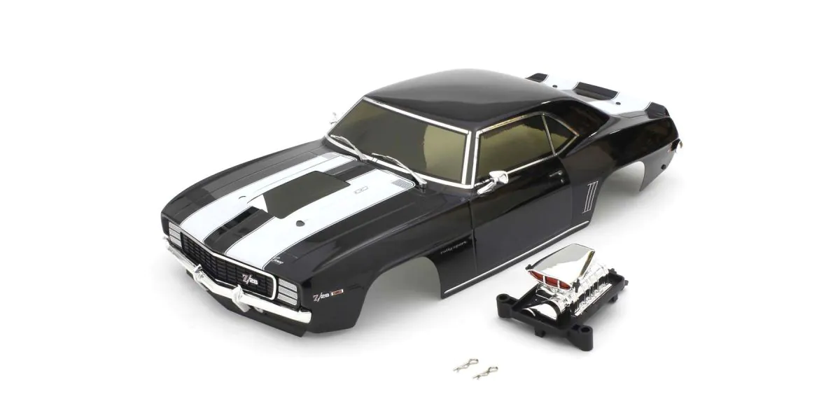 Kyosho 1969 Chevrolet Camaro Z/28 RS Supercharged VE Tuxedo Black Decoration Bod