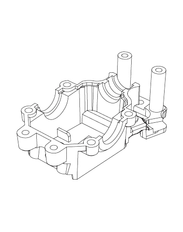 MJX Front Under Gearbox Covers [14161]