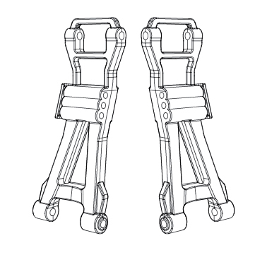 MJX Rear Lower Suspension Arms [16250]