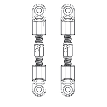 MJX Steering Linkage (2pcs) [16431]