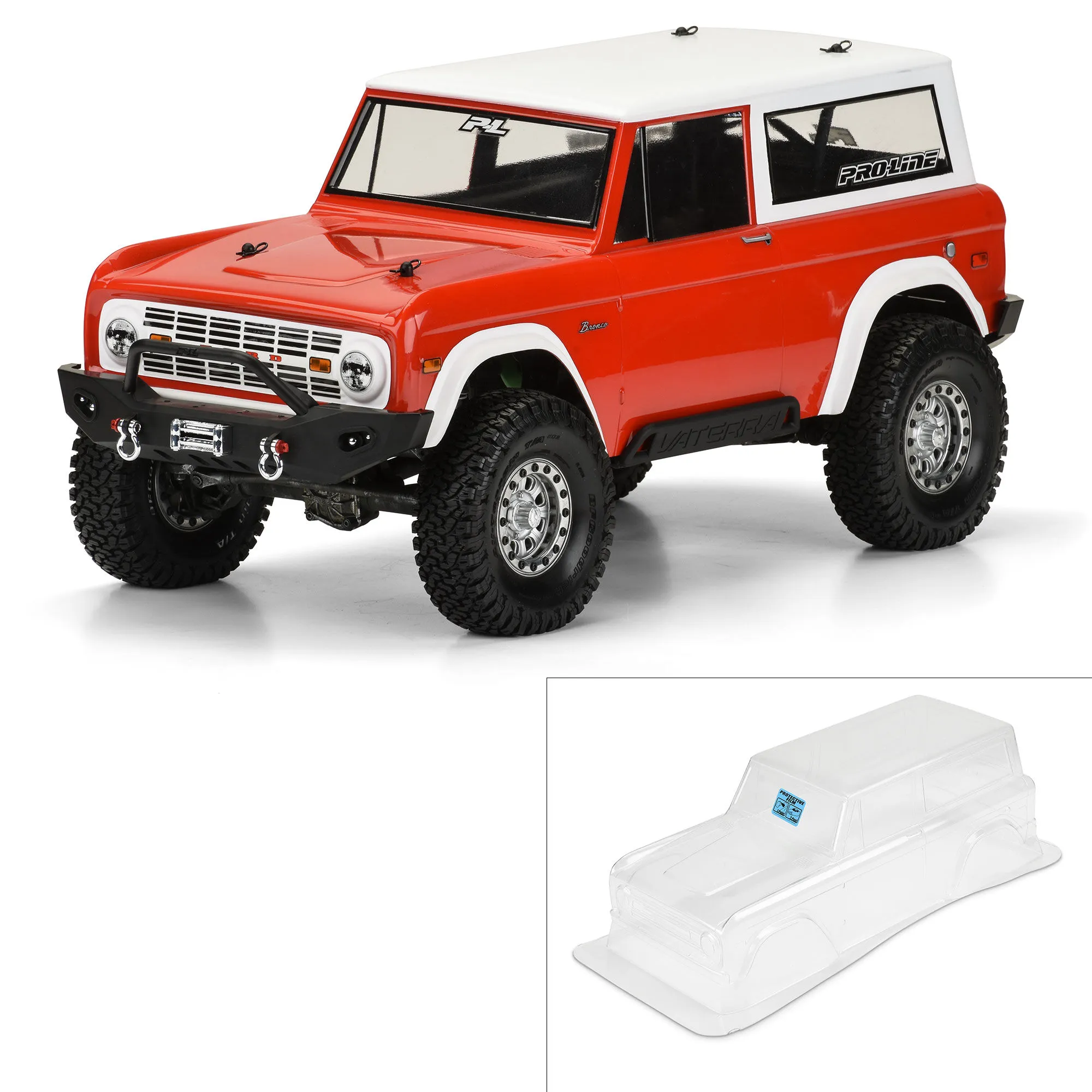 Proline 1973 Ford Bronco Clear Body, 1/10 Rock Crawler, PR3313-6