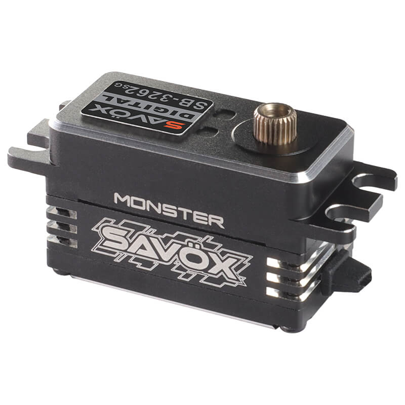 SAVOX HV LOW PROFILE BRUSHLESS CNC SERVO 28KG / 0.08S @ 7.4V