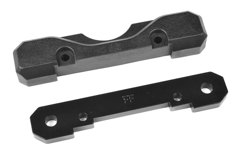 Team Corally - Suspension Arm Mount - FR - Alu. 4mm - Composite Cover - 1 Set