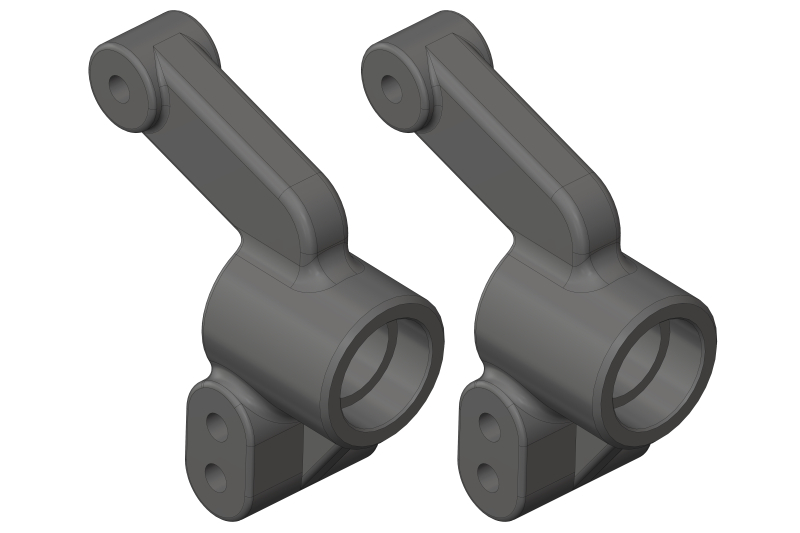 Team Corally - Hub - Rear - Composite - 2 Pcs