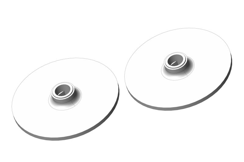 Team Corally - Slipper Clutch Plate - Aluminum - 2 pcs