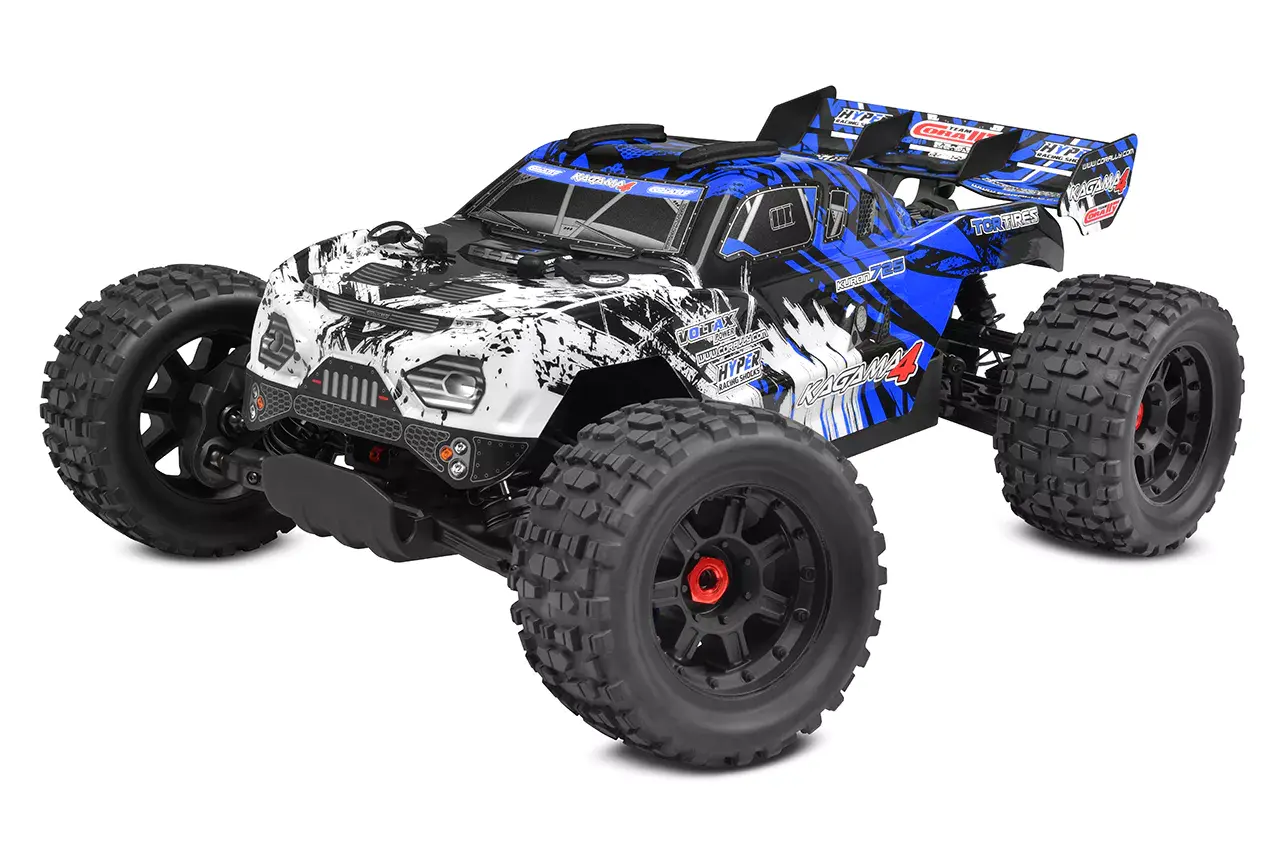 Team Corally Kagama 10 - XL4S Monster Truck - RTR - Blue 3-4S