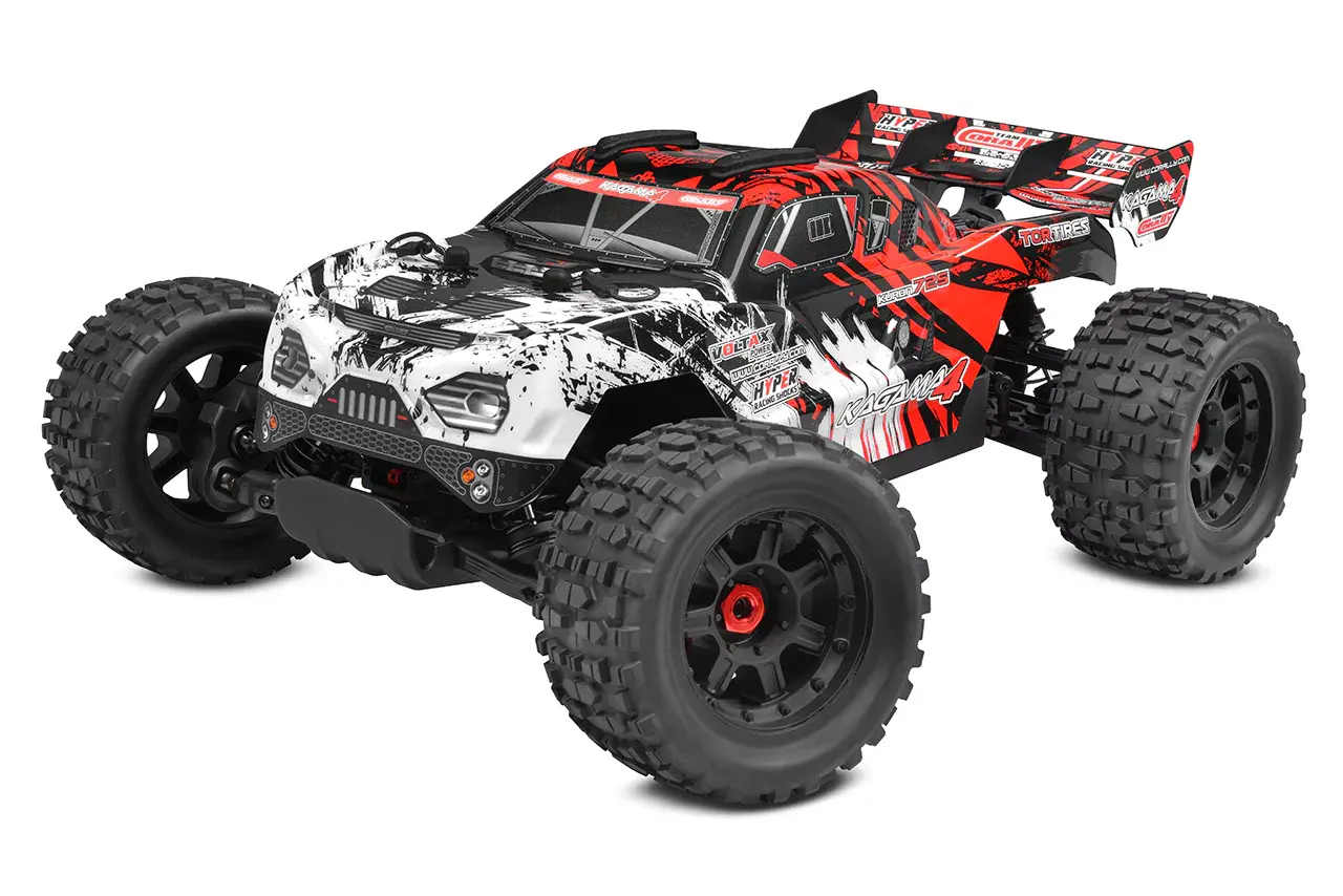 Team Corally Kagama 10 - XL4S Monster Truck - RTR - Red 3-4S