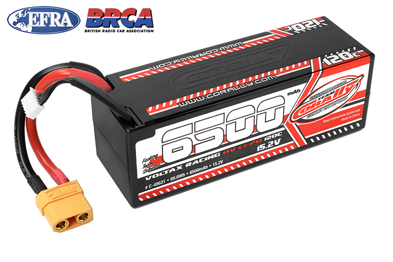 Team Corally - Voltax 120C LiPo HV Battery - 6500 mAh - 15.2V -