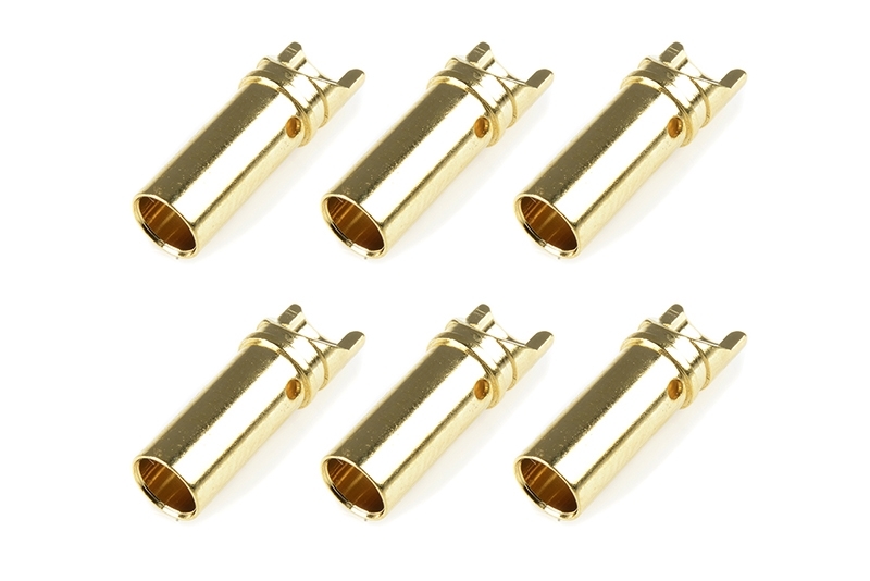 Team Corally - Bullit Connector 3.5mm - Female - Gold Plated - U