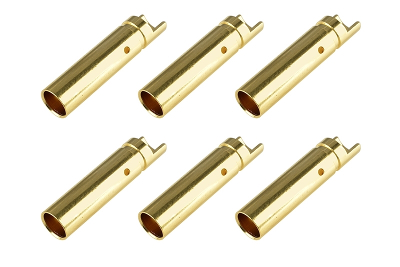 Team Corally - Bullit Connector 4.0mm - Female - Gold Plated - U