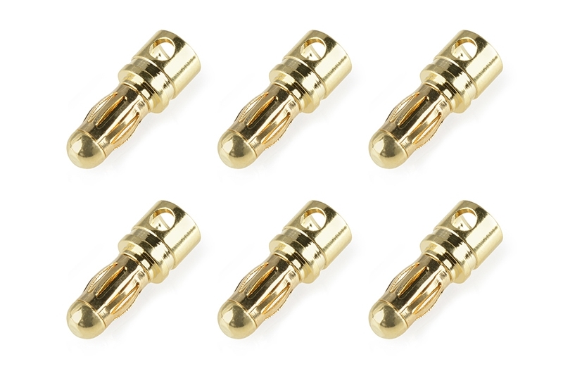 Team Corally - Bullit Connector 3.5mm - Male - Spring Type - Gol