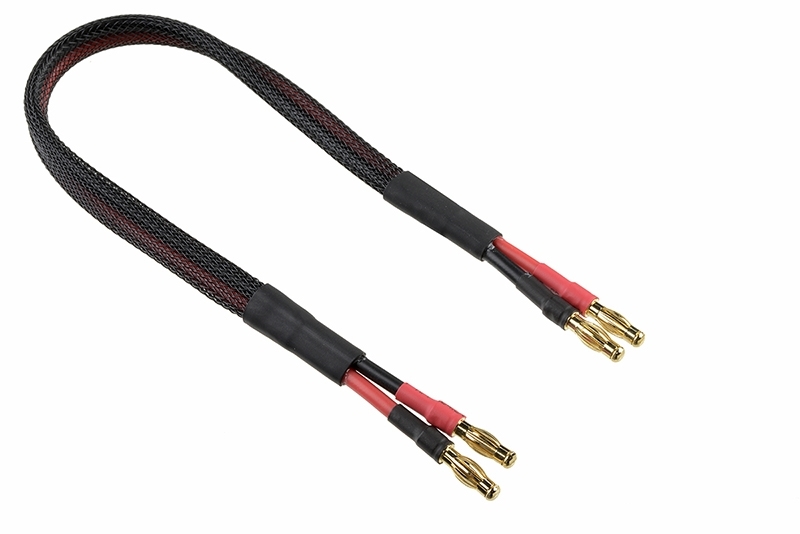 Team Corally - Charge Lead - 4 mm Banana Gold connectors - 14 AW