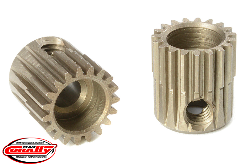 Team Corally - 64 DP Pinion - Short - Hardened Steel - 19 Teeth