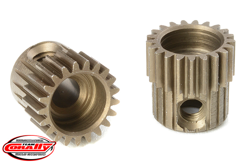 Team Corally - 64 DP Pinion - Short - Hardened Steel - 21 Teeth