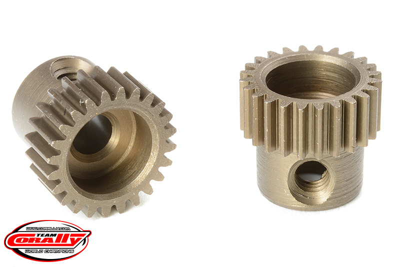 Team Corally - 64 DP Pinion - Short - Hardened Steel - 24 Teeth