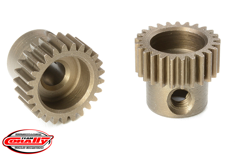 Team Corally - 64 DP Pinion - Short - Hardened Steel - 25 Teeth