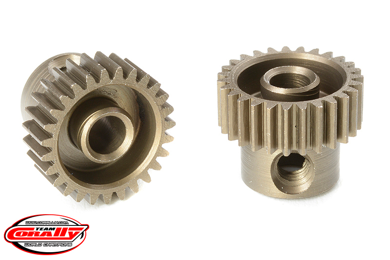 Team Corally - 64 DP Pinion - Short - Hardened Steel - 27 Teeth