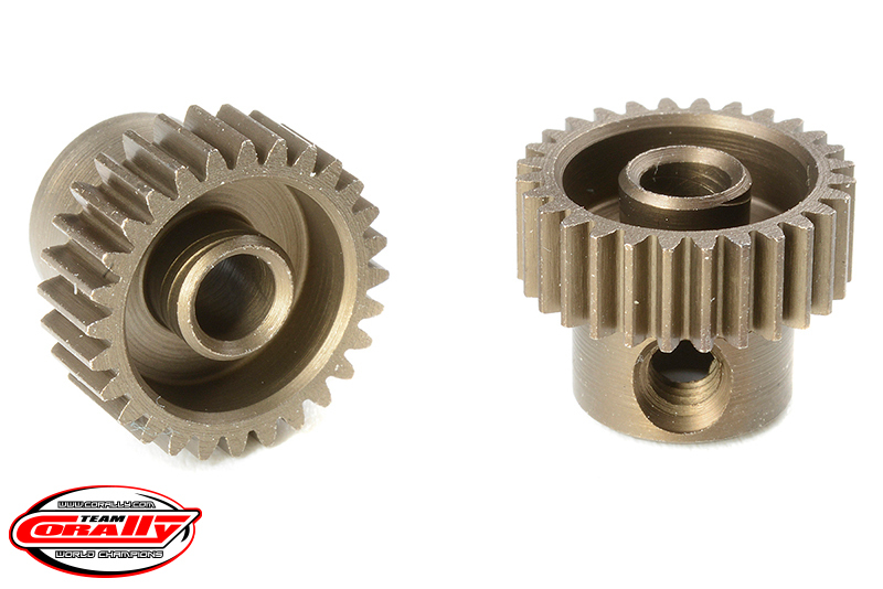 Team Corally - 64 DP Pinion - Short - Hardened Steel - 28 Teeth