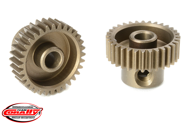 Team Corally - 64 DP Pinion - Short - Hardened Steel - 32 Teeth