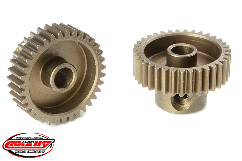 Team Corally - 64 DP Pinion - Short - Hardened Steel - 35 Teeth