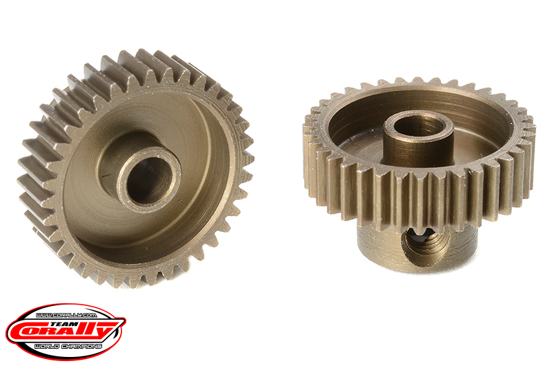 Team Corally - 64 DP Pinion - Short - Hardened Steel - 36 Teeth