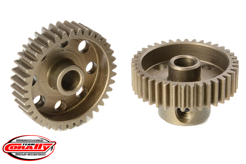 Team Corally - 64 DP Pinion - Short - Hardened Steel - 38 Teeth