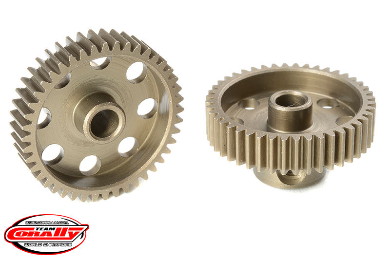 Team Corally - 64 DP Pinion - Short - Hardened Steel - 44 Teeth