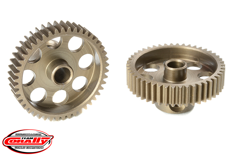 Team Corally - 64 DP Pinion - Short - Hardened Steel - 46 Teeth