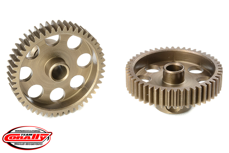 Team Corally - 64 DP Pinion - Short - Hardened Steel - 48 Teeth