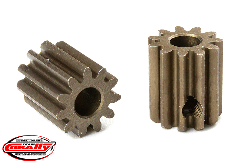 Team Corally - M0.6 Pinion - Short - Hardened Steel - 11 Teeth -