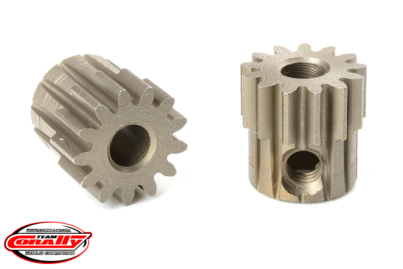 Team Corally - M0.6 Pinion - Short - Hardened Steel - 13 Teeth -