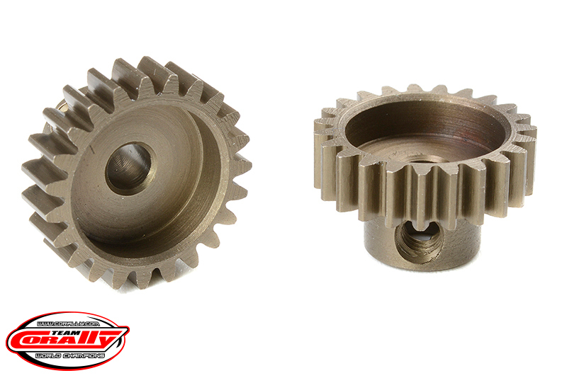 Team Corally - M0.6 Pinion - Short - Hardened Steel - 23 Teeth -