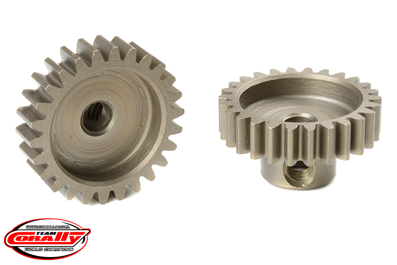 Team Corally - M0.6 Pinion - Short - Hardened Steel - 26 Teeth -