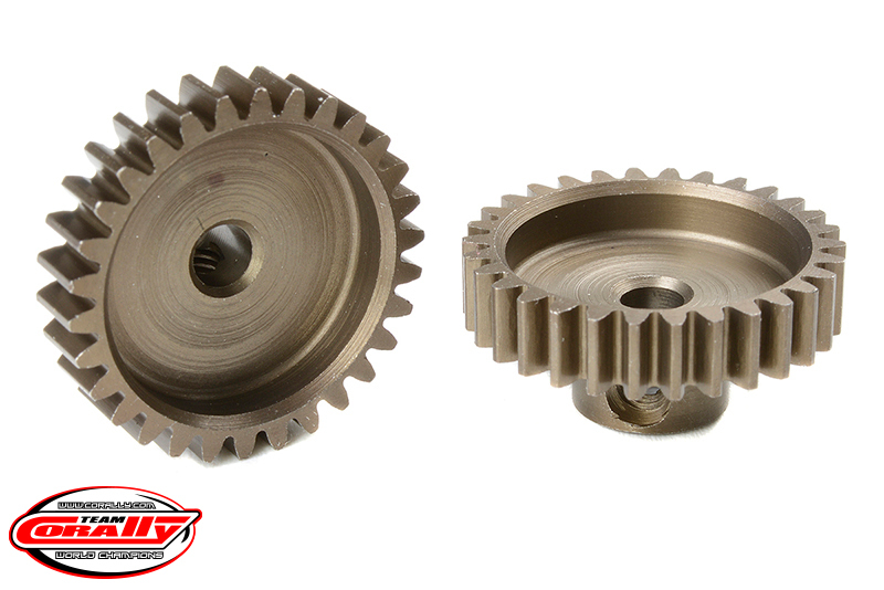 Team Corally - M0.6 Pinion - Short - Hardened Steel - 30 Teeth -