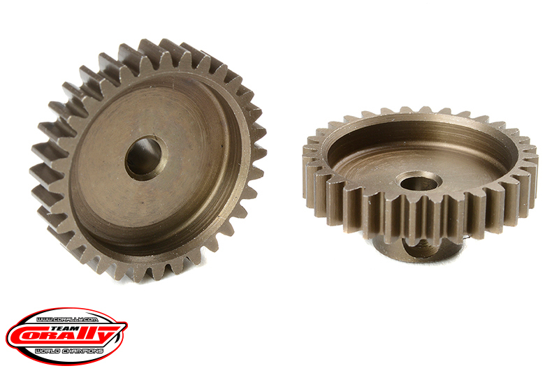 Team Corally - M0.6 Pinion - Short - Hardened Steel - 32 Teeth -