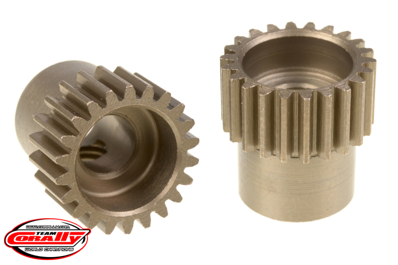 Team Corally - 48 DP Pinion ? Short ? Hardened Steel ? 22 Teeth