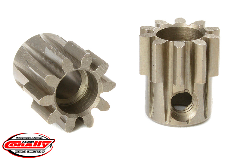 Team Corally - M1.0 Pinion - Short - Hardened Steel - 10 Teeth -