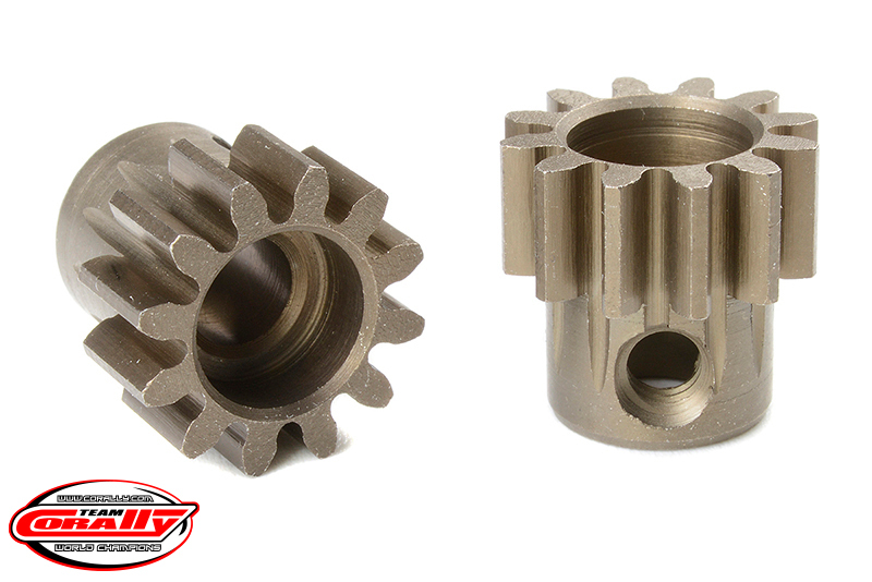 Team Corally - M1.0 Pinion - Short - Hardened Steel - 12 Teeth -