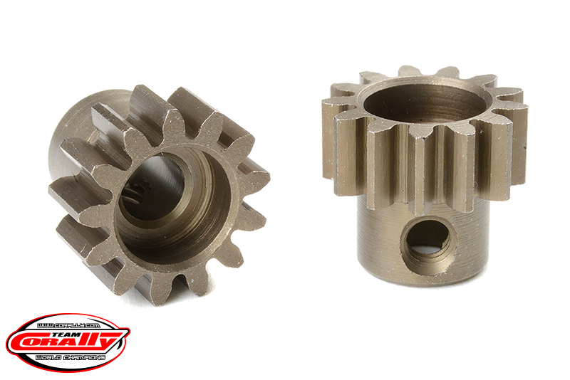 Team Corally - M1.0 Pinion - Short - Hardened Steel - 13 Teeth -