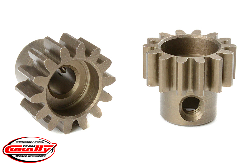 Team Corally - M1.0 Pinion - Short - Hardened Steel - 14 Teeth -