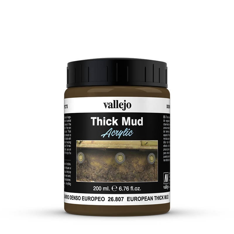 Vallejo Diorama Effects European Thick Mud 200ml [26807]