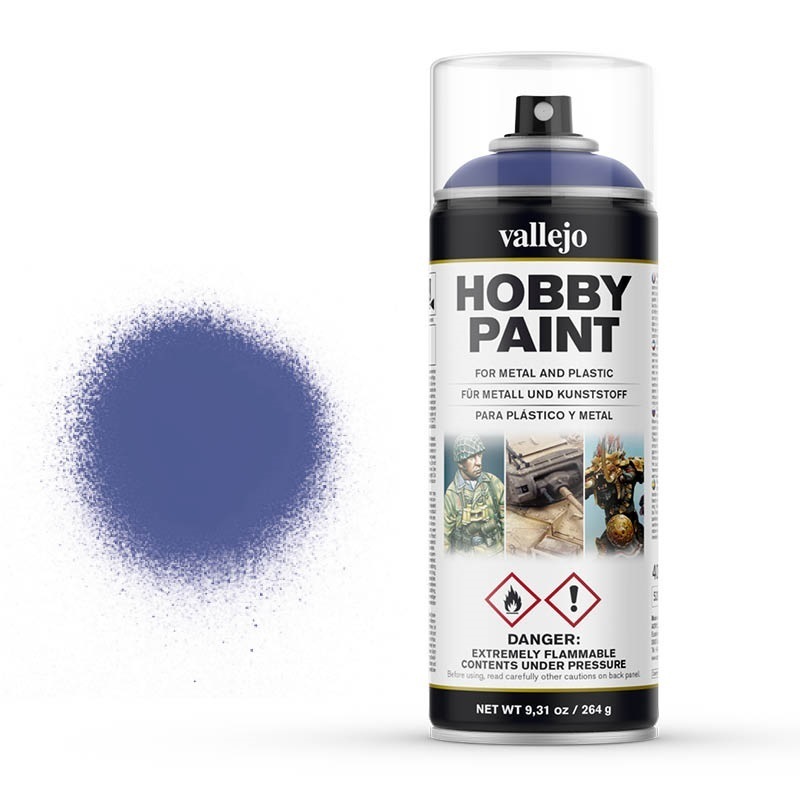 Vallejo Aerosol Ultramarine Blue 400ml Hobby Spray Paint [28017]