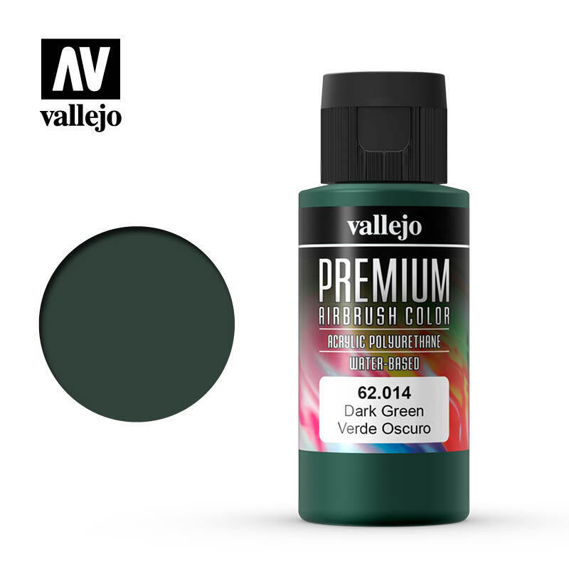 Vallejo Premium Colour Dark Green 200 ml. [63014]