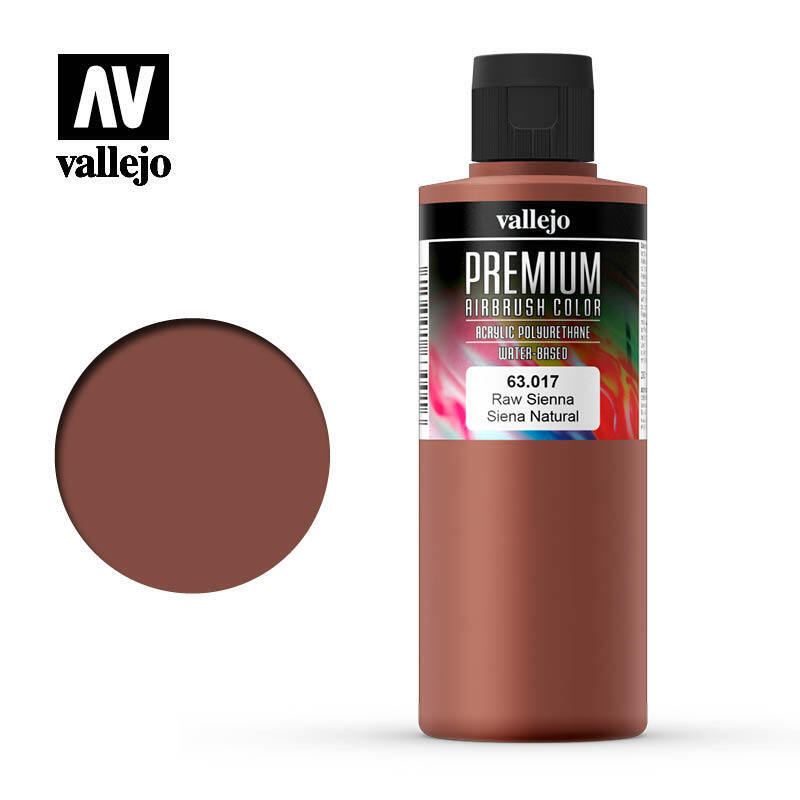 Vallejo Premium Colour Raw Sienna 200 ml. [63017]