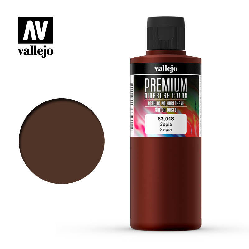 Vallejo Premium Colour Sepia 200 ml. [63018]