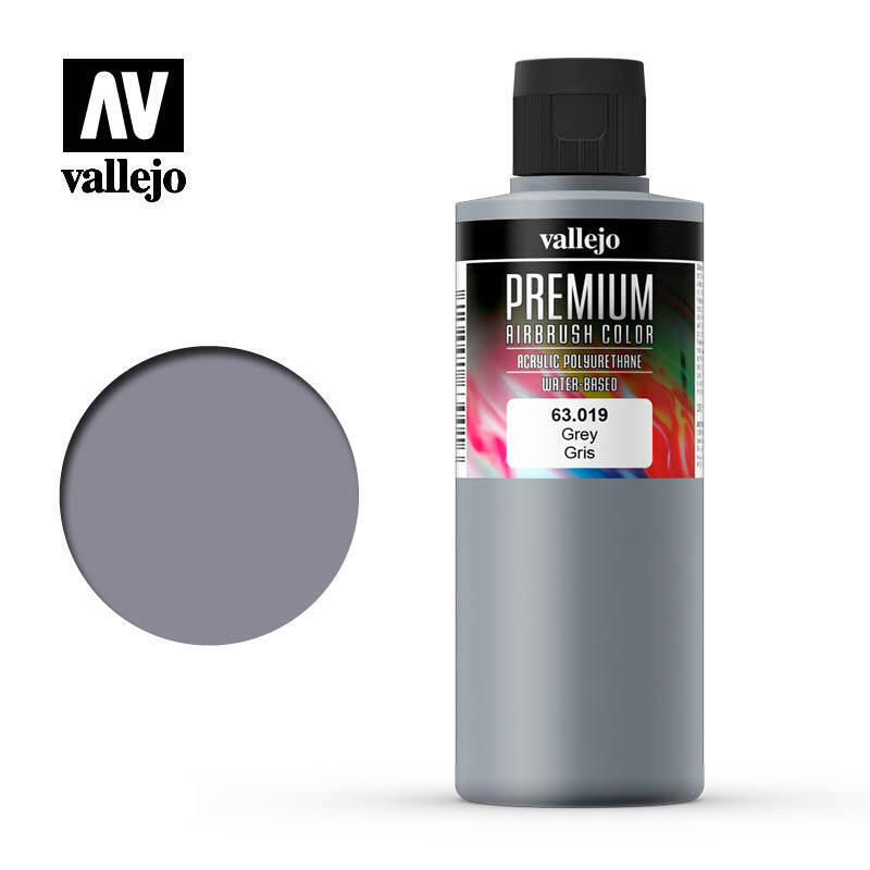 Vallejo Premium Colour Grey 200 ml. [63019]