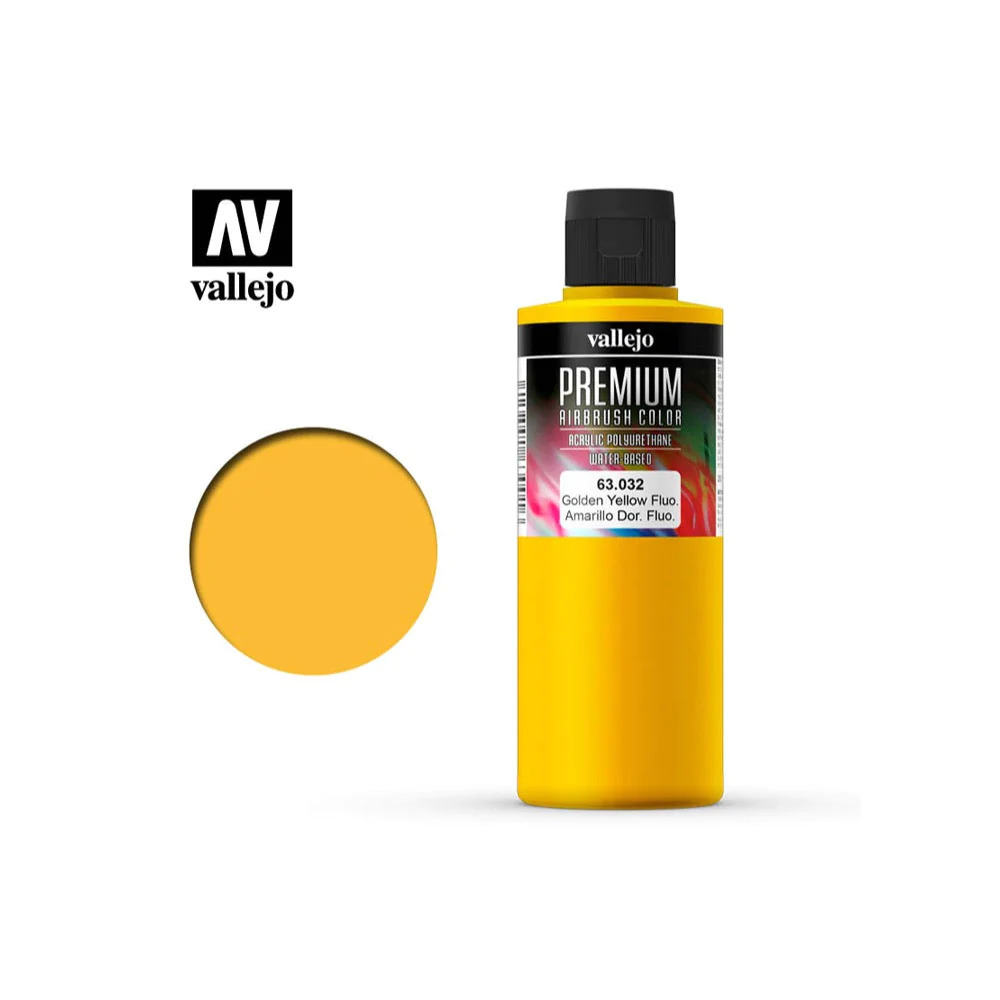 Vallejo Premium Colour Gondel Yellow Fluo 200 ml. [63032]